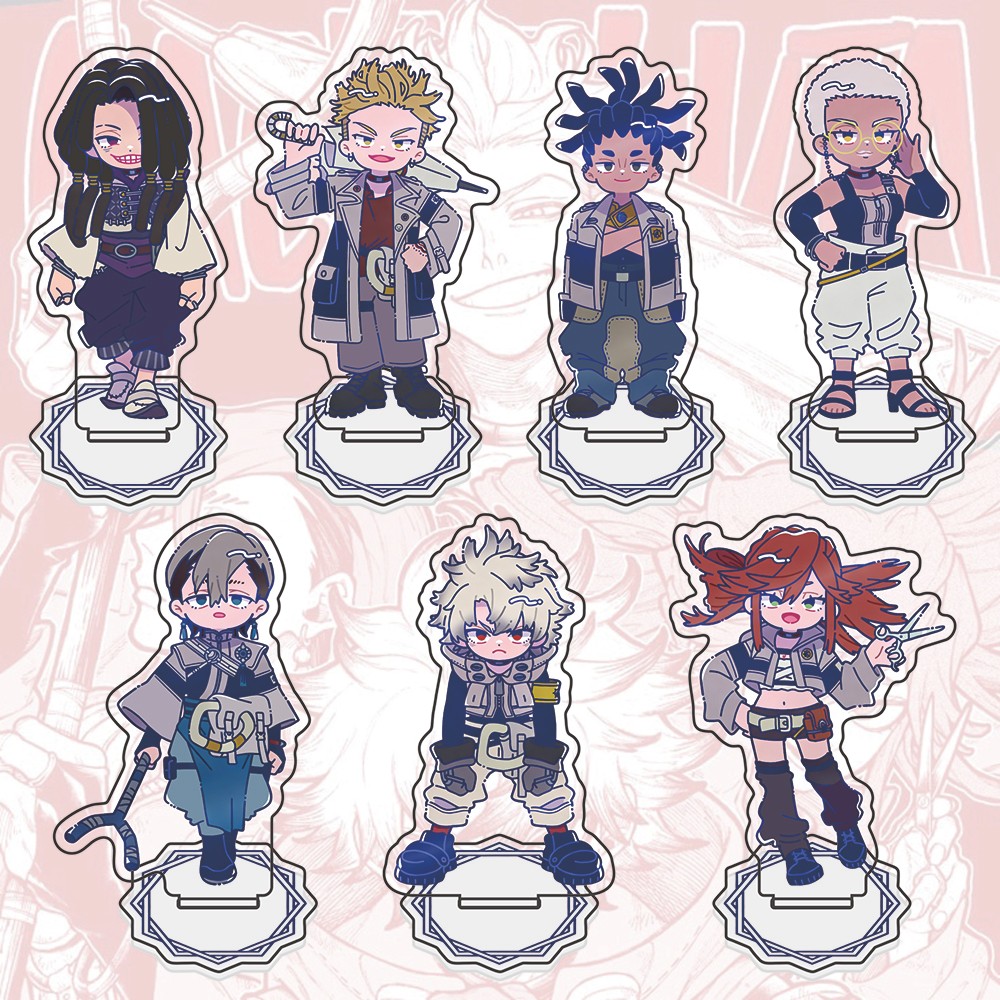 Gachiakuta GOODS Acrylic Standee - Rudo Enjin Zanka Figure - Urban Graffiti Style Anime Desktop Deco