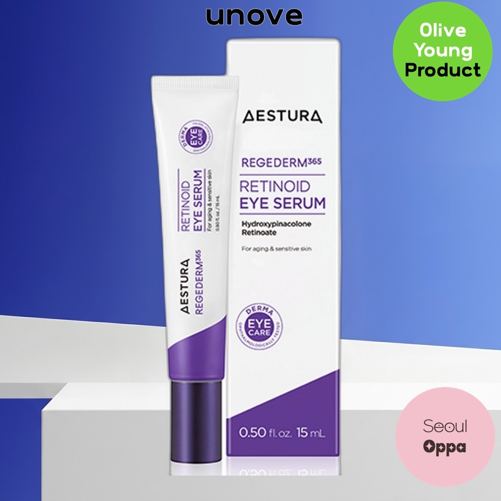 [aestura] Serum mắt Retinoid Regederm365, 15ml, 1pc / Serum mắt Hàn Quốc / Công thức Retinoid / Chín
