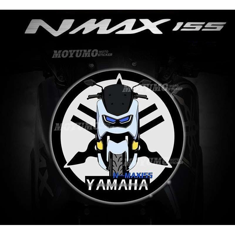 NMAX155 front sticker, NMAX155 motorcycle body decoration sticker