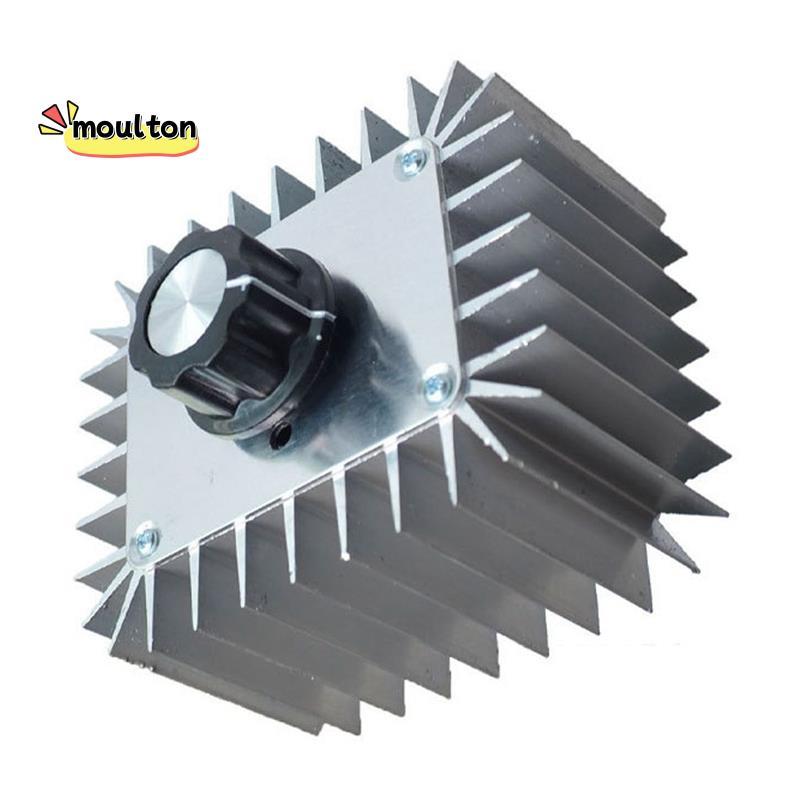 AC 220V 5000W SCR Bộ điều chỉnh điện áp Bộ điều khiển tốc độ động cơ Đèn làm mờ mờ Bộ điều chỉnh tốc