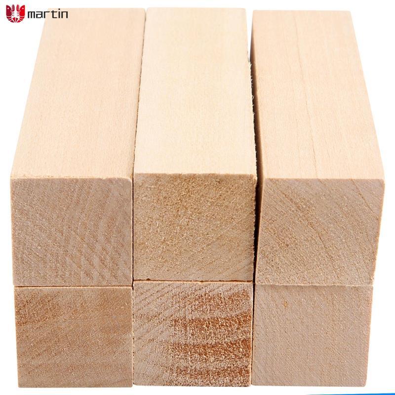 6 Khối Khắc Gỗ Basswood Cho Người Mới Bắt Đầu Khắc Sở Thích Bộ Gỗ Khắc DIY Khắc Gỗ .vn