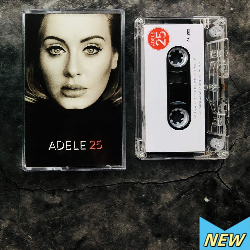 Băng Cassette phiên bản trong suốt ADELE 25 Thương hiệu mới [Đã niêm phong] PHLT20260511