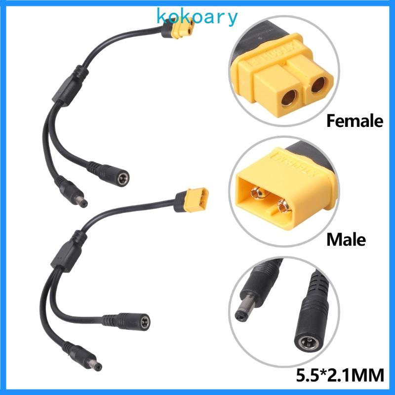 Cáp nguồn KOK XT60 sang DC5521 cho kính Video và các dự án DIY