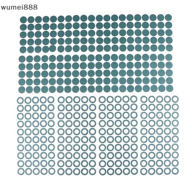 Wumei888 200 Chiếc Tự Dính 18650 21700 26650 32650 Miếng Đệm Cách Nhiệt Pin Li-ion Cách Nhiệt Cách Đ