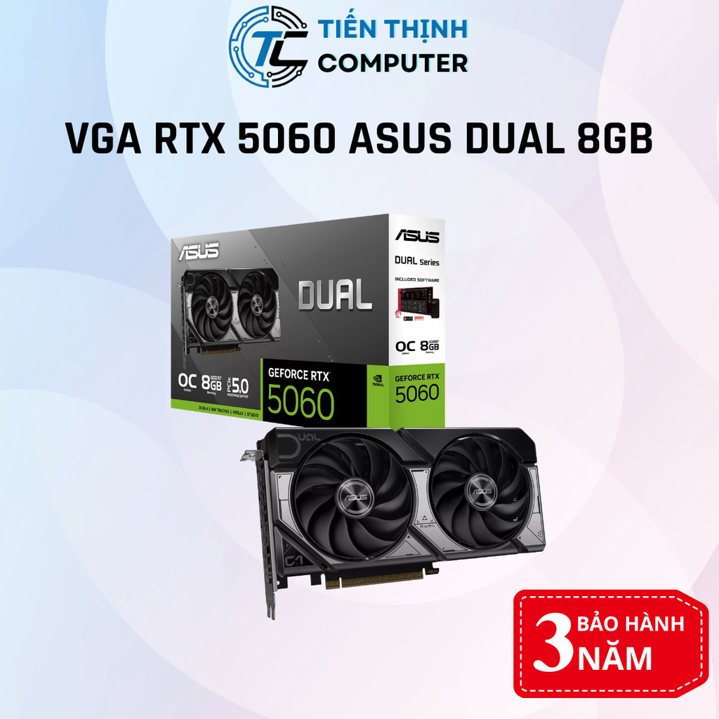 VGA Card màn hình RTX 5060 OC Asus - Msi - Colorful - Bảo hành 36 tháng