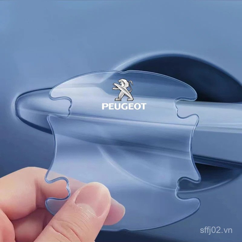 Tay Nắm Cửa Ô Tô Bát Bảo Vệ Trong Suốt Chống Va Chạm Cho Xe Đạp Peugeot E-208 2008 3008-GT E-3008 30