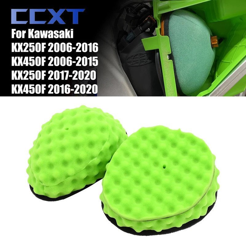Xe Máy Lọc Không Khí Bụi Hút Bọt Biển Cho Kawasaki KX 250F 450F KX250F KX450F KXF250 KXF450 2006-202
