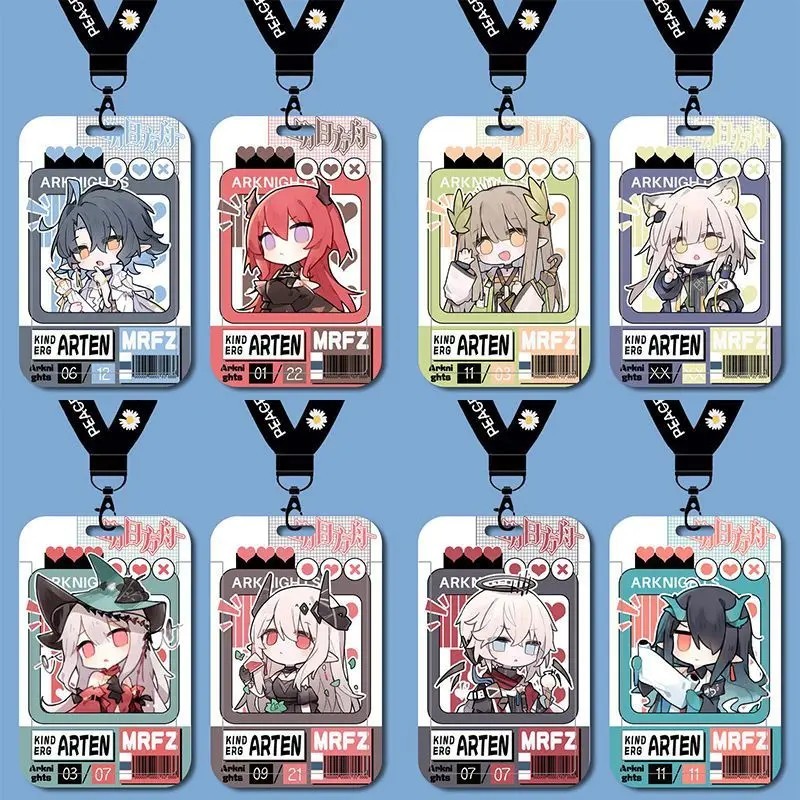 Bao đựng thẻ Arknights game anime Amiya Kaltsit Exusiai Muelsyse Weedy vỏ bảo vệ thẻ sinh viên ID Ca