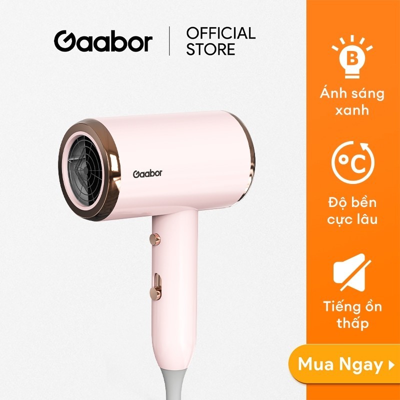 Máy sấy tóc Gaabor GHD-N1000D | 1000W | Độ Ồn Thấp - Bảo Hành Chính Hãng 12 Tháng