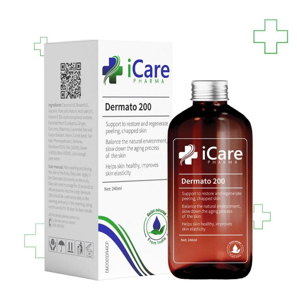 Dầu Gội Hỗ Trợ Gàu Ngứa Da Đầu Antisol iCare Pharma | Chiết Xuất Dược Liệu dầu  gội  icare