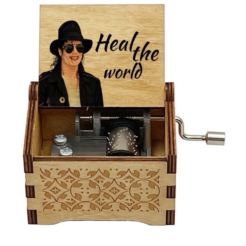 Chữa lành Hộp nhạc cầm tay thế giới Michael Jackson Michael Jackson Quà lưu niệm / 3260