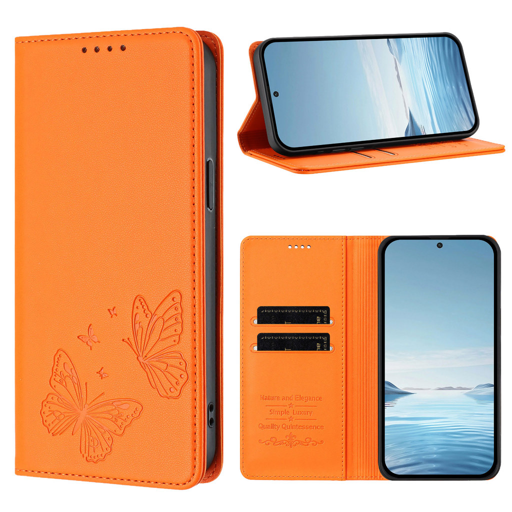 Honor 600 400 90 80 70 60 50 Lite Pro Smart SE GT Butterfly Vỏ ví da PU dập nổi, chặn RFID, Hộp đựng