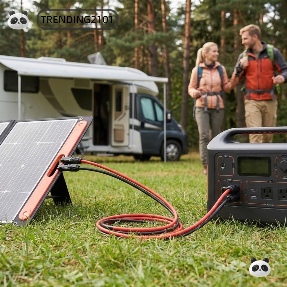 Cáp PV TRENDING, chuyên dụng cho cáp kết nối MC4, chiều dài 2,5mm2 1m chống chịu thời tiết ổn định c