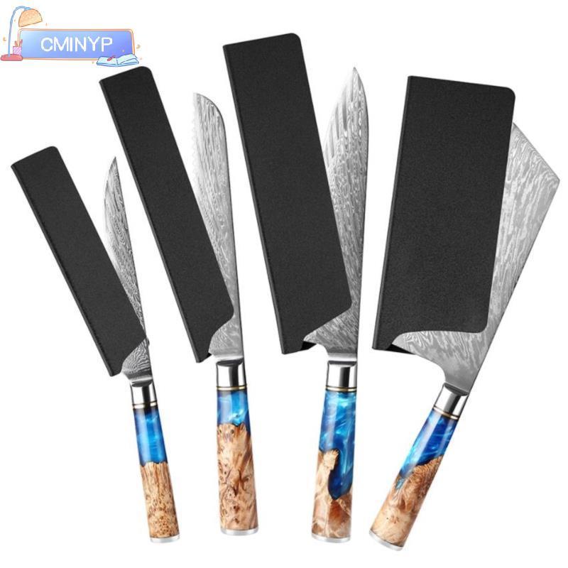 Bộ dao nhà bếp CMINYP 8 Inch Dao đầu bếp có vỏ Santoku Sushi Sashimi Cleaver Dụng cụ cắt lát để nấu 