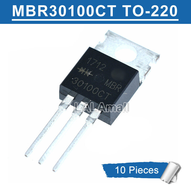 10 chiếc 30100CT TO-220 MBR30100CT TO220 MBR30100 B30100CT MBR30100CTG 30A / 100V Schottky Diode Tra