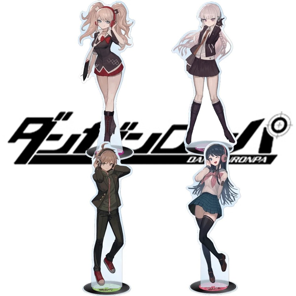 Standee anime Danganronpa mô hình mica nhân vật Nagito Komaeda Kirigiri Kyoko Togami Byakuya decor t