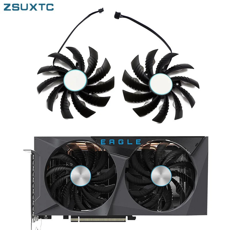 Quạt Làm Mát HL 95MM PLD10010S12H RTX3060 3060 Ti GPU FAN Cho Gigabyte GeForce RTX 3060 3060Ti EAGLE