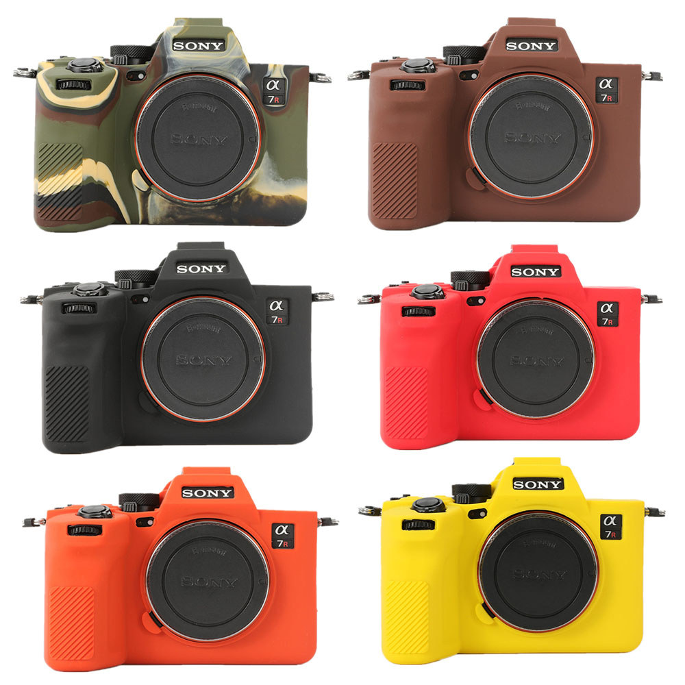 Ốp Lưng Silicon Cao Su Mềm A7M5 Cho Sony A7R5 A7M5 Armor Camera Thân Bao Da