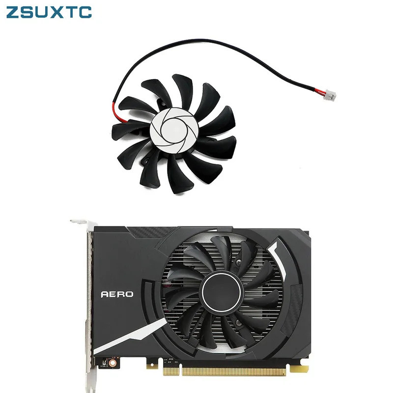 HL 75MM 2Pin HA8010H12F-Z GTX 1030 Quạt Cho MSI Geforce GTX 750Ti 750 N740 GTX730 GTX740 R7 250 Card