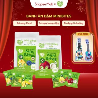 Bánh ăn dặm cho bé Mini Bites Mămmy đủ vị, bổ sung canxi hỗ trợ tập nhai cho bé từ 6 tháng, gói 15g