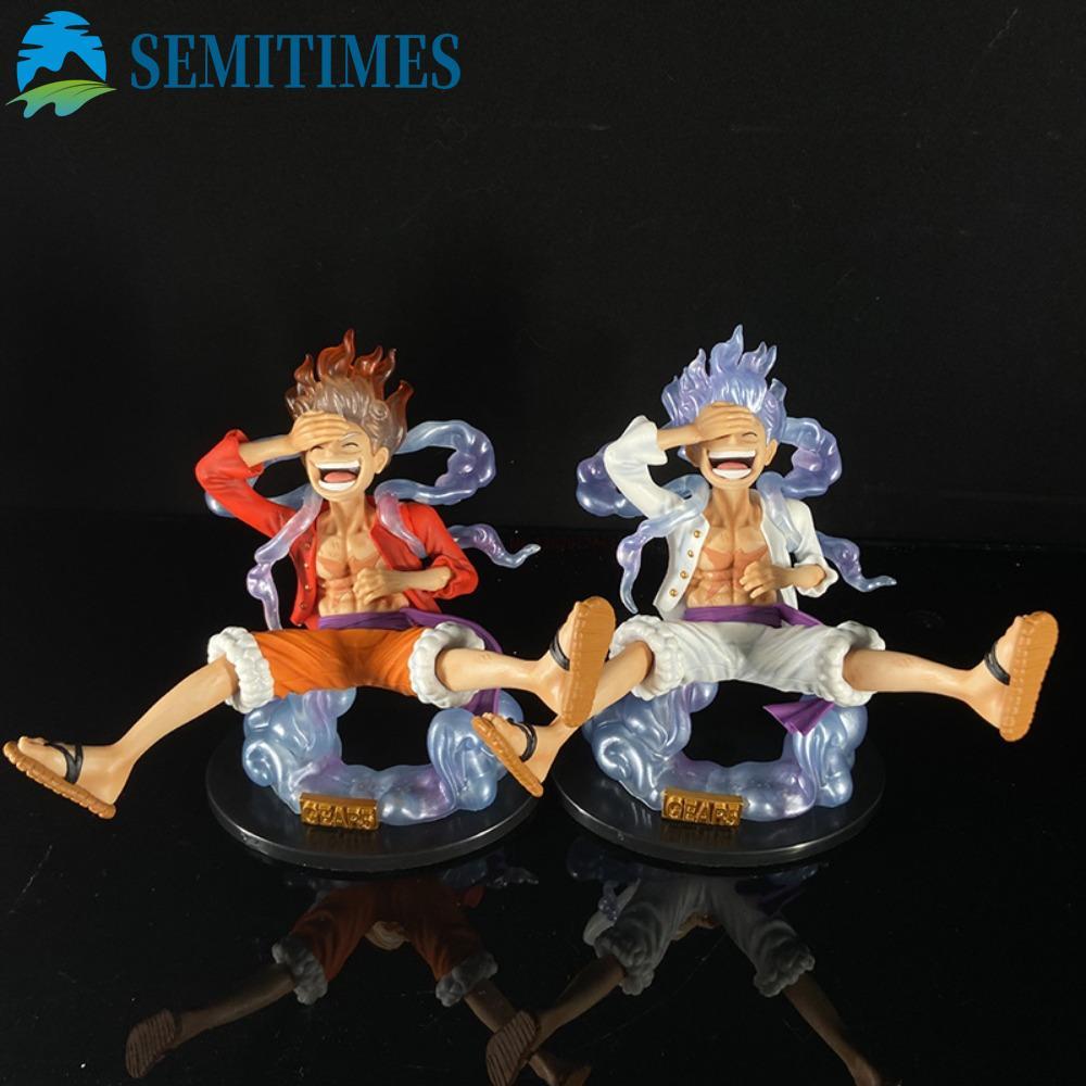LUNAEDGE Luffy Gear 5 Đồ chơi mô hình, Anime Luffy PVC Luffy Gear 5 Nhân vật hành động, Bộ sưu tập m