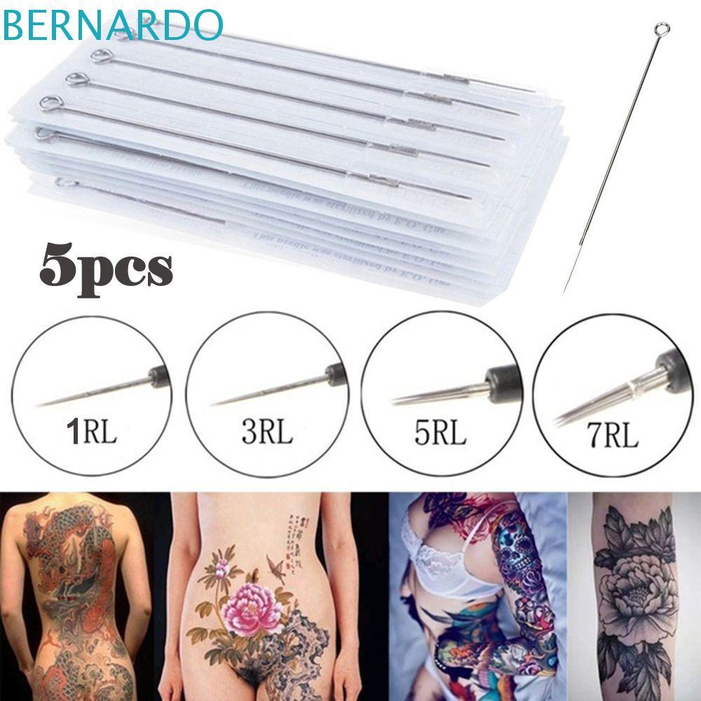 BERNARDO Tattoo Needles Mix Size Máy cạo râu hình xăm bằng thép không gỉ chuyên nghiệp tiệt trùng