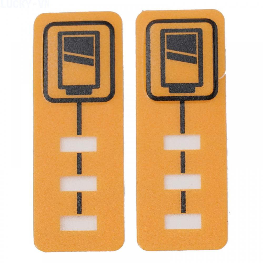 Replacement Battery Capacity LED Sticker Label for DeWalt 18V DCB140 DCB182 2PCS