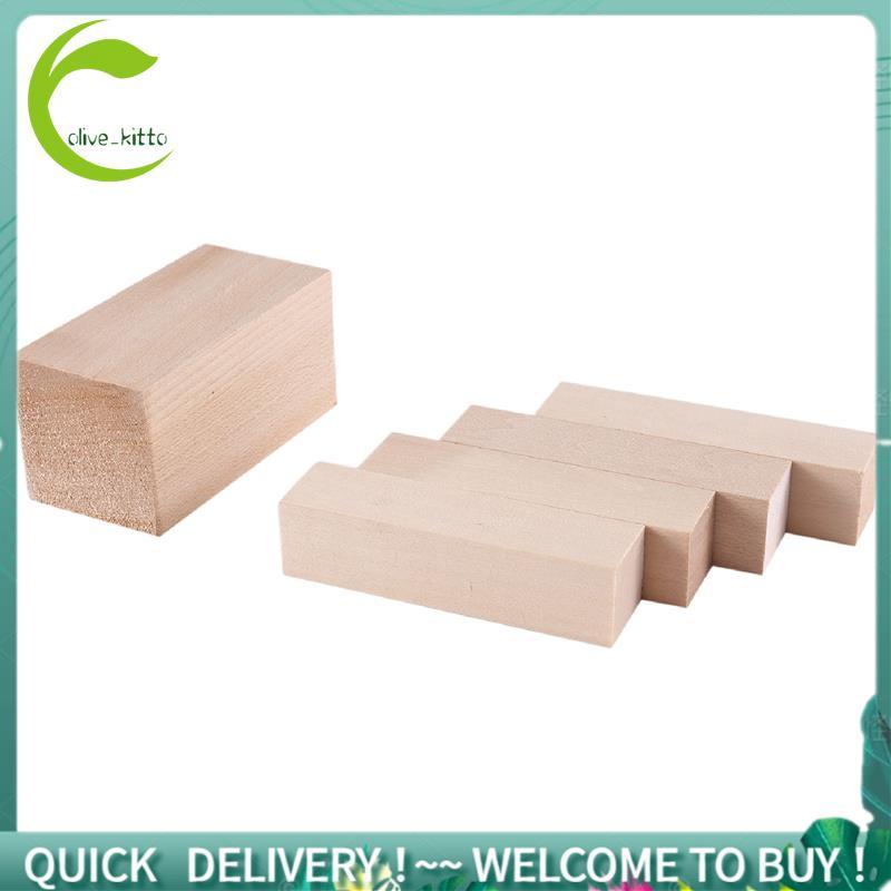 5 Chiếc Khắc Khối Gỗ Whittling Khối Gỗ Basswood Khắc Khối Chưa Hoàn Thành Bộ Gỗ Mềm Để Khắc Người Mớ