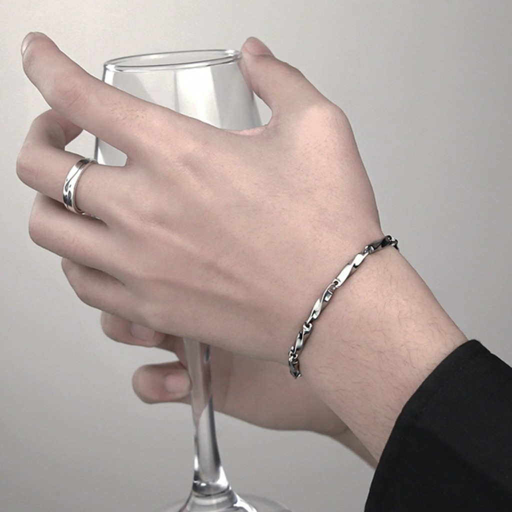 Vòng tay Moebius thép không gỉ, phong cách Hip Hop