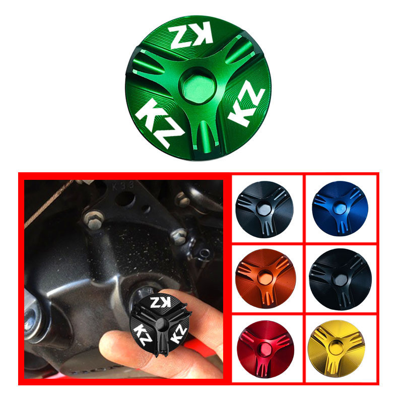 Thích hợp cho Kawasaki kawasaki KZ440 KZ550 KZ750 80-84 Sửa Đổi Động Cơ CNC Nắp Vít Nhà Máy Hàng Có 