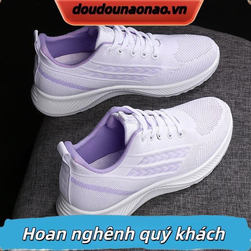 bitis hunter Bitis Giày nữ 2024 giày thường mẫu mới mùa xuân và mùa hè giày chạy bộ nhẹ nhàng đế mềm