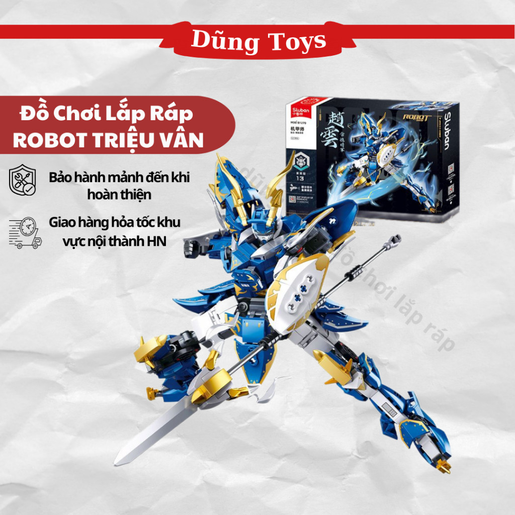 Mô hình đồ chơi Robot Triệu Vân Sluban M38-B1270