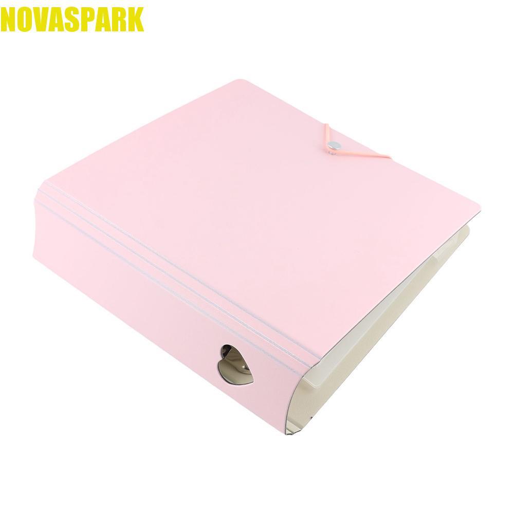 NOVASPARK Photocard Collecting, A5 Four-box Grid Idol Photo Album, Photocards Holder Binder với tấm 