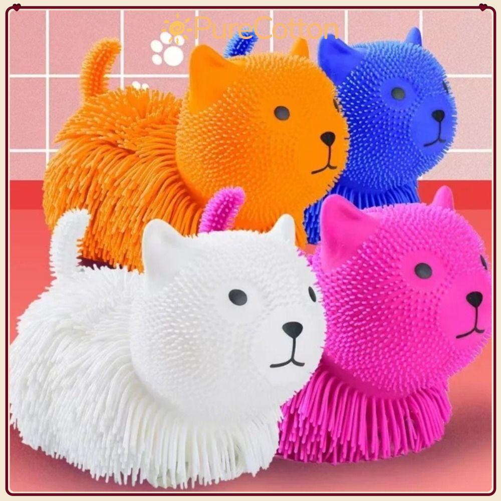 [COD] Đồ chơi cảm giác PURECOTTON0, Đồ chơi giảm căng thẳng cho thỏ cho chó, Đồ chơi giải nén PVC dễ