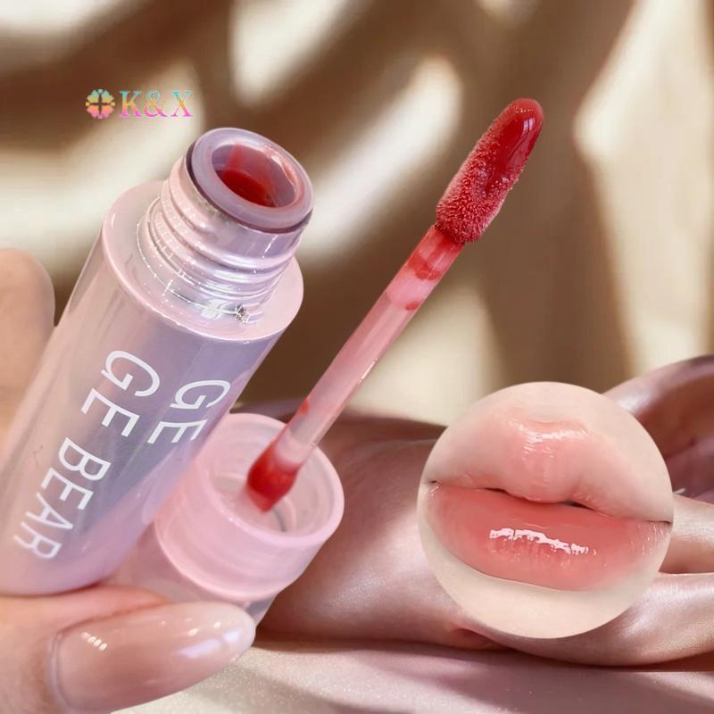 [K & X] Gege Bear Water Sense Ice Matte Color Lip Gloss Mirror Water Light Toot Lips Tender Pure Wat