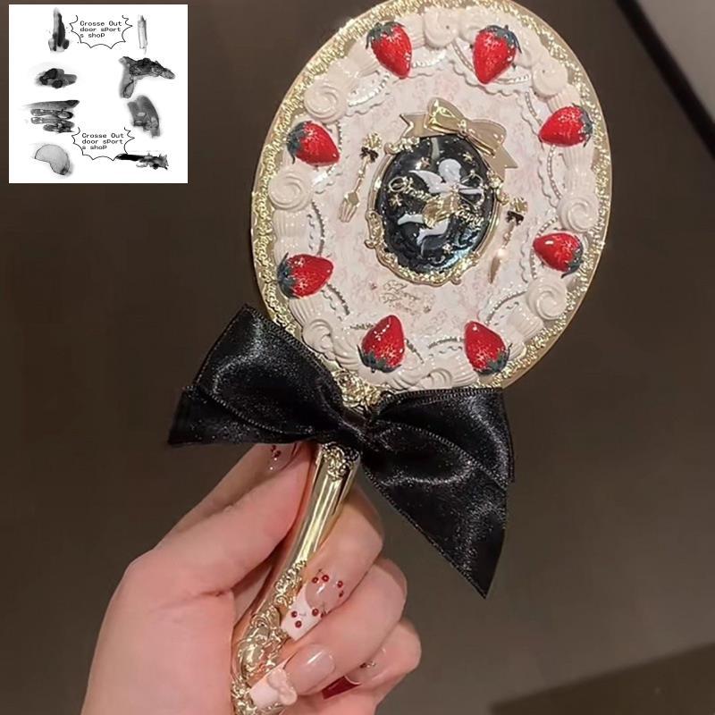 Gương trang điểm dâu tây Gương trang điểm Gương cổ điển B