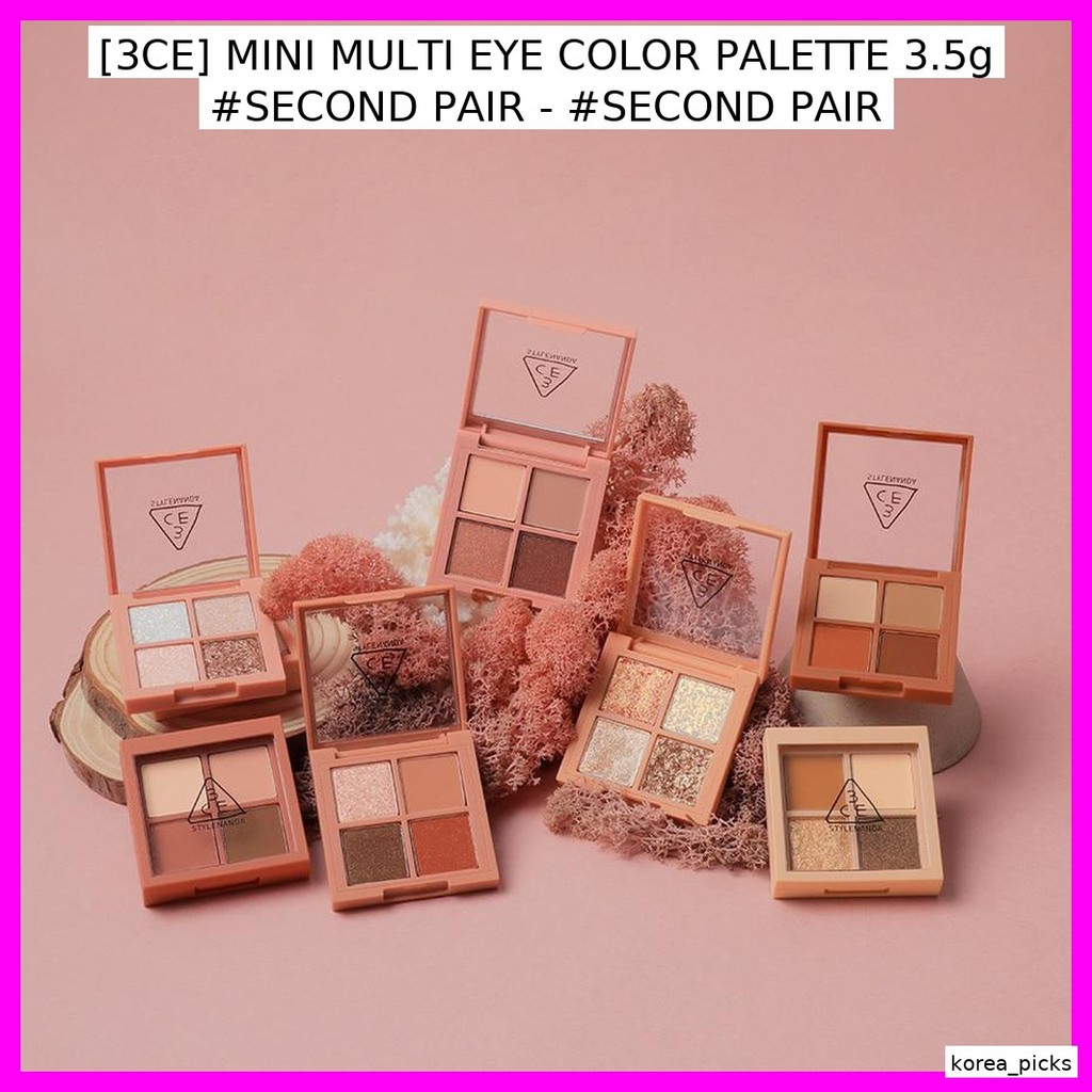 [3CE] PALETTE MÀU ĐA MẮT MINI 3.5g #SECOND TÓC - #SECOND PAIR / Bảng Mắt Hàn Quốc / Sắc Thái Đa Năng