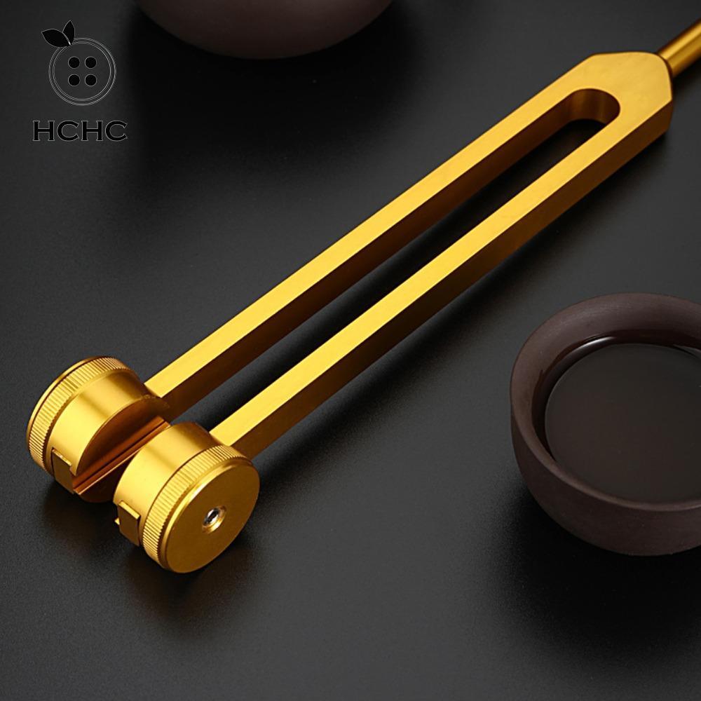 HCHC Bio-Acoustic Tuning Fork, Healing Chakra Sound Therapy 128 Hz Tuning Fork Set, Nhạc cụ có thể đ