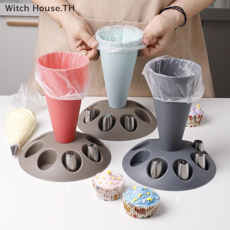 [Xinh đẹp] Túi đựng vòi phun Ra Piping Bag Vòi phun Vị trí Ra cho dụng cụ trang trí bánh ngọt Phụ ki