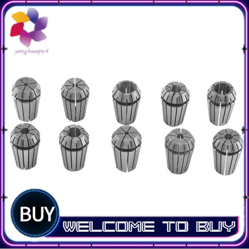 10 Chiếc ER20 Lò Xo Collet Bộ CNC Phay Tiện Dụng Cụ ER20 Lò Xo Collet Chuck