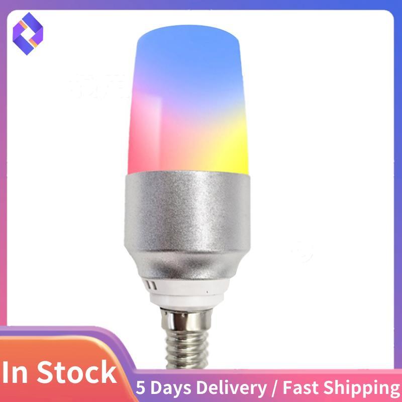 Tuya Zigbee Smart E14 5W Bóng đèn LED Life APP Control CCT + RGB Điều chỉnh màu sắc điều khiển bằng 