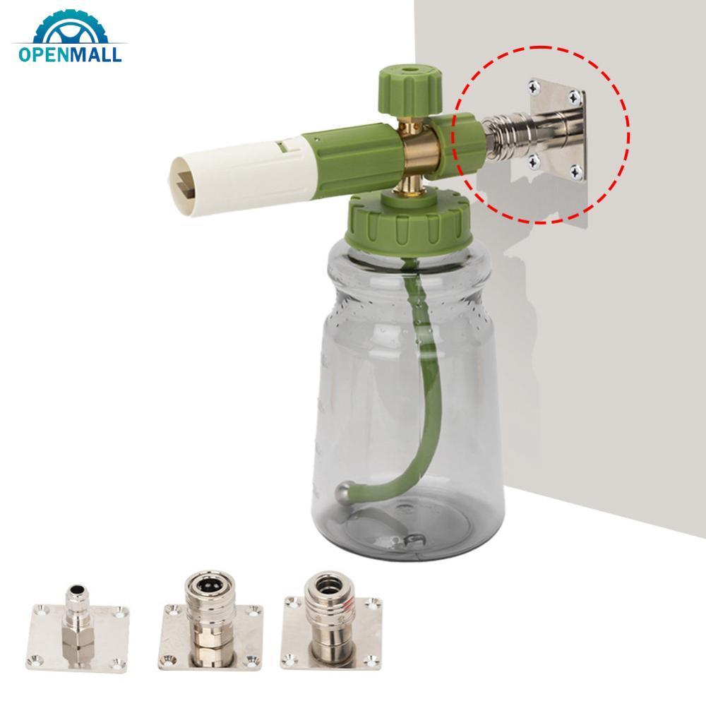 OPENMALL Thép không gỉ treo tường dụng cụ rửa xe Giá sắp xếp giữ máy rửa áp lực PA Máy phun bọt & vò