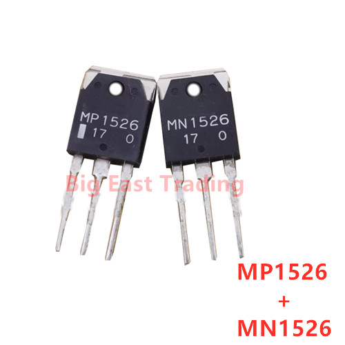 1 cặp (1 chiếc MP1526 + 1 chiếc MN1526) ống khuếch đại công suất cao, đảm bảo chất lượng
