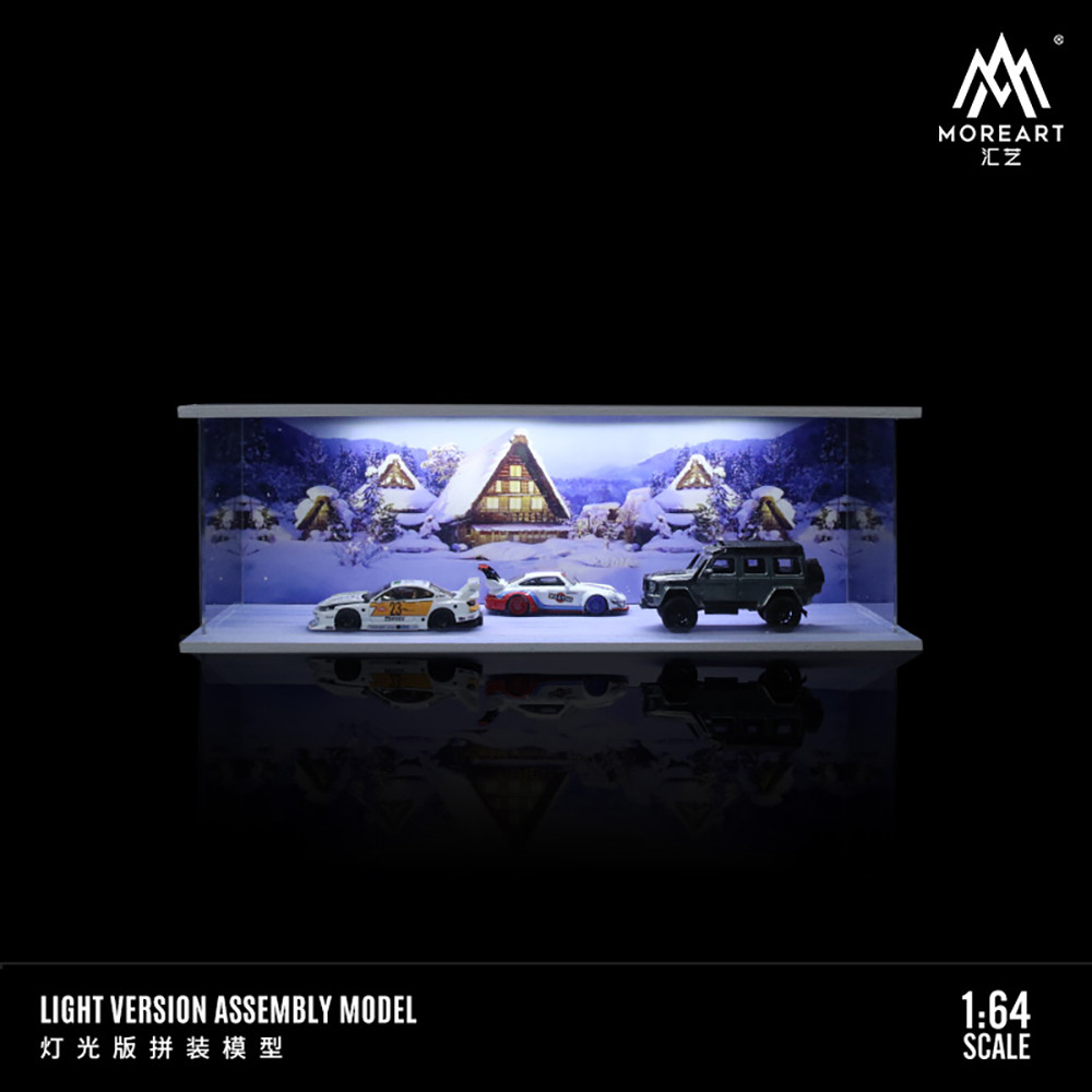 [ORDER] Mô hình diorama MOREART 1:64 Snow Scene Lighted Assembled Scene MO914208