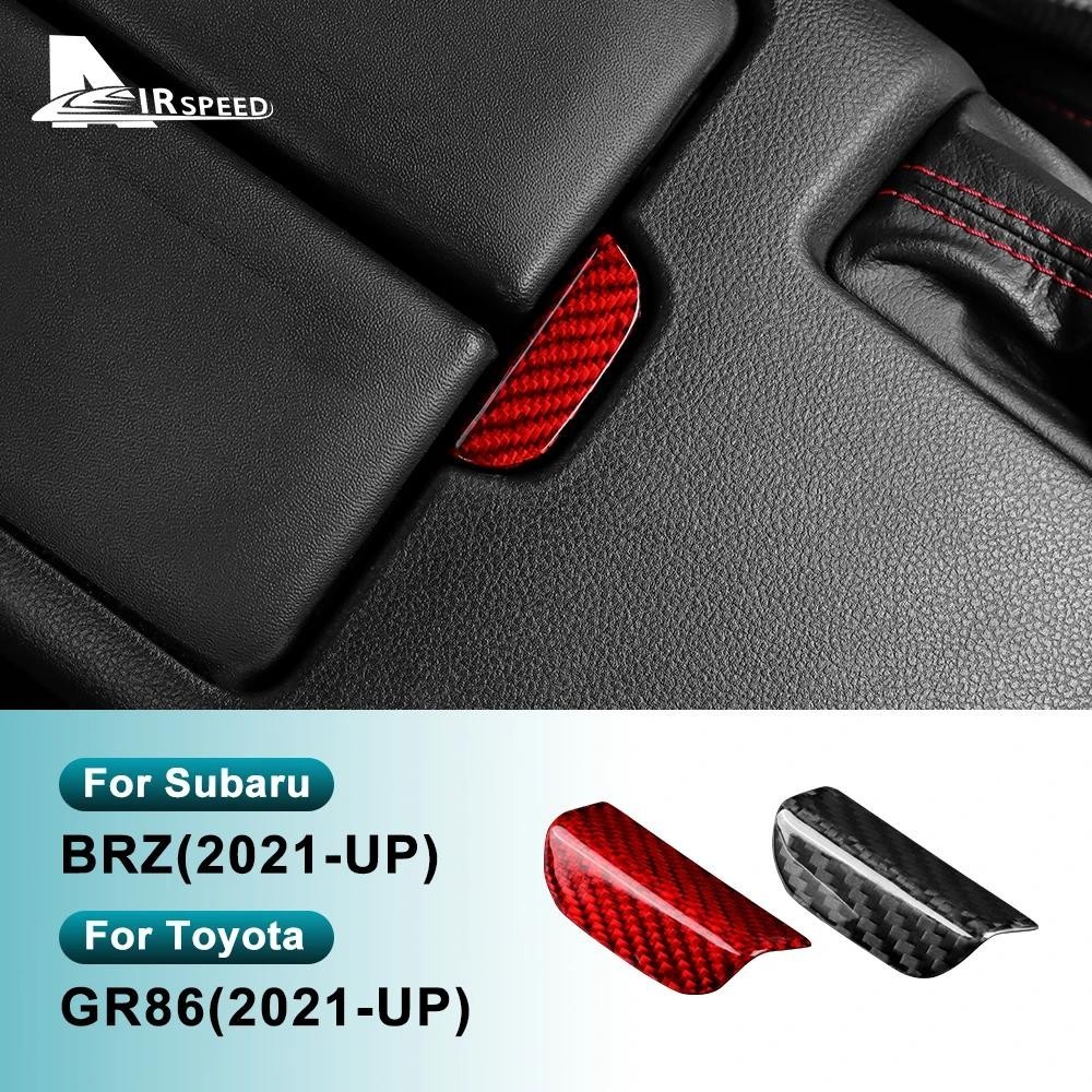 Sợi Carbon Cứng Thật Cho Subaru BRZ Toyota GR86 2021 2022 2023 2024 2025 Trung Tâm Nút Lưu Trữ Miếng