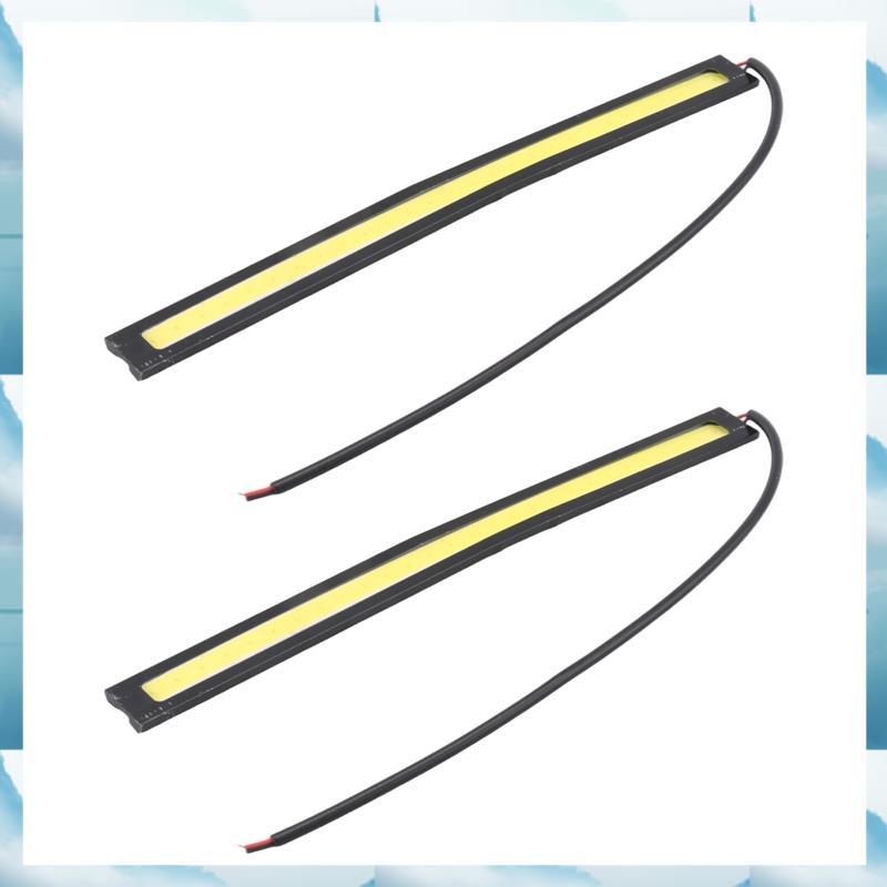 [W F S B] 2 x Đèn LED chống nước 12V STRIP DAYTIME RUNNING LIGHT DRL CAR FOG DAY DRIVING LIGHT