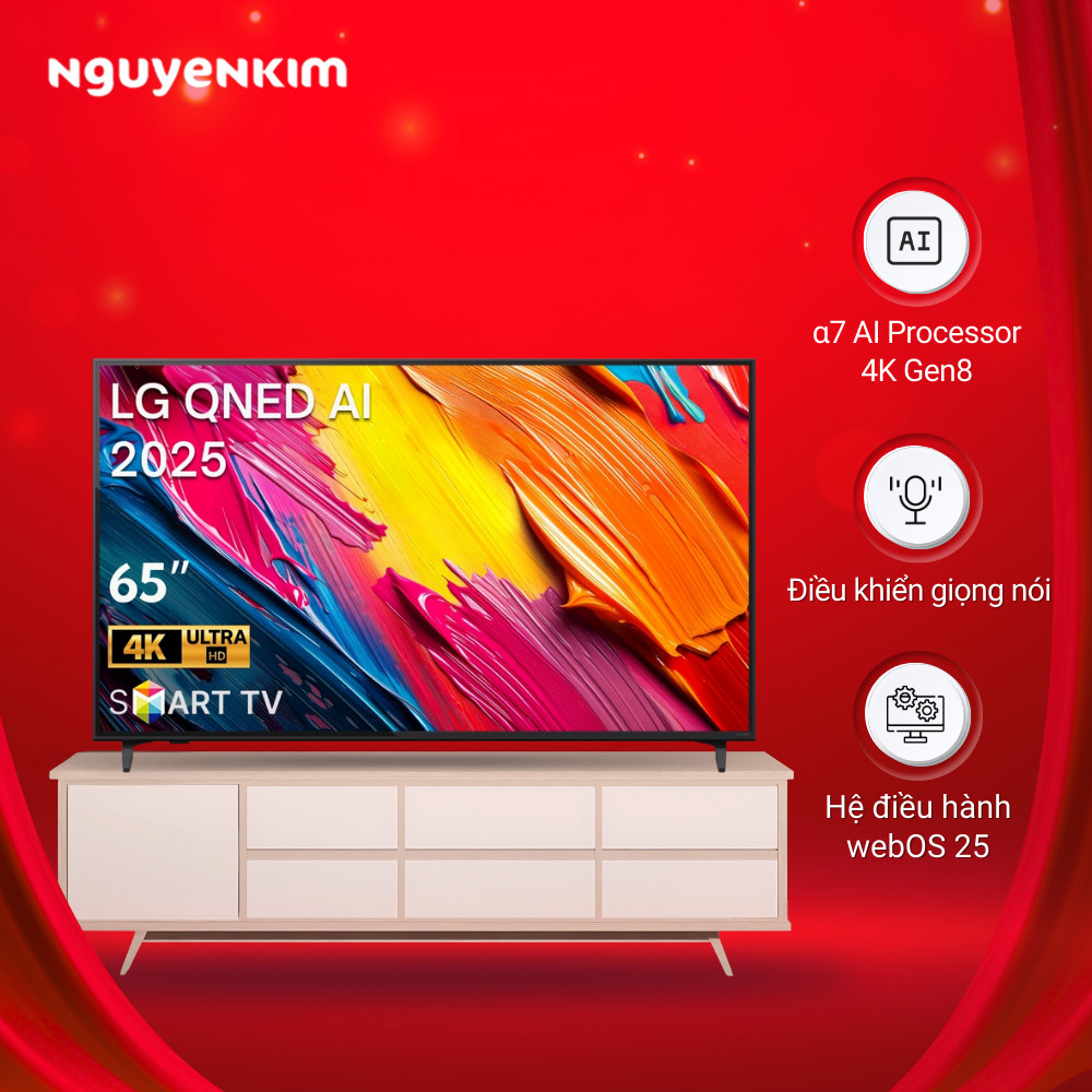 Smart Tivi QNED AI LG 4K 65 inch 65QNED70ASA