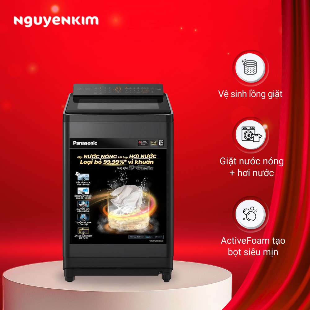 Máy giặt Panasonic Inverter 11.5 kg NA-FD115V3BV