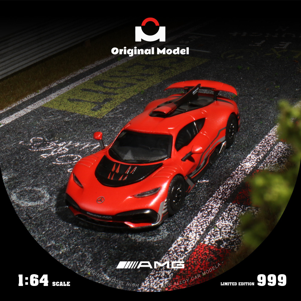 [ORDER] Mô hình xe ORIGINAL MODEL 1:64 Mercedes-AMG One-Lava Red OM646409