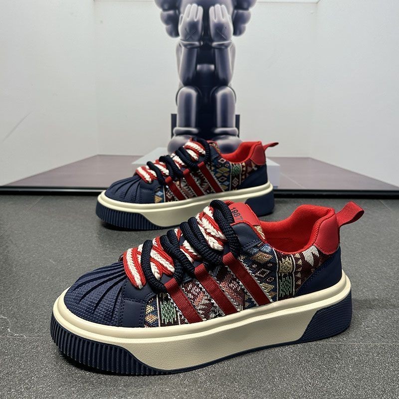 LAZY BONS Giày Nam Thời Trang Hợp Thời Trang Giày Thể Thao Nhẹ Vỏ Mũi Giày Thể Thao Phù Hợp Với Giày Nhẹ Hợp Thời Trang